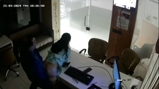 Indian Secretary Fucked by – Manager in Office CCTV Cam Pron Video