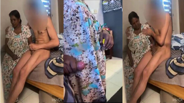 Bachelor College Boy Bj Fucking of her Maid
