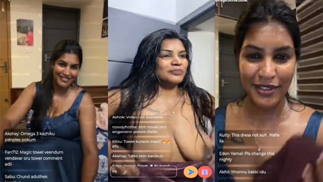 Mallu Reshma Rechu – Nip Slip Extended Showing live