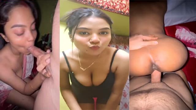 Sexy Indian Horny Bengali Babe Blowjob And Hard Doggy Fucked Old+New